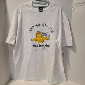 Mark Gonzales pop up store T-Shirt Tee-Seoul South Korea-XL-White-Exclusive